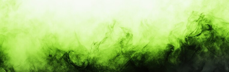 Leinwandbilder - Vibrant watercolor background featuring green and black hues blending harmoniously in an artistic display