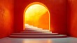 © Juan - Bright Stairway Leading to Golden Arch