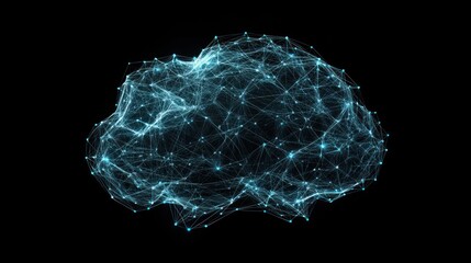 Wall Mural - abstract networked structure