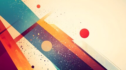 Poster - Stunning and Visually Captivating Abstract Desktop Wallpaper Featuring a Vibrant Blend of Geometric Shapes Intricate Patterns and a Futuristic Design