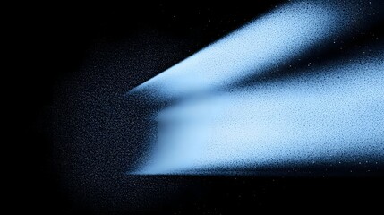 Fototapete - Futuristic abstract digital background with a radiant blue shape emerging from a textured dark backdrop  Ideal for modern wallpaper header design and other creative applications