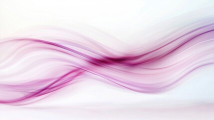 Wall Mural - a pink wave with a white background