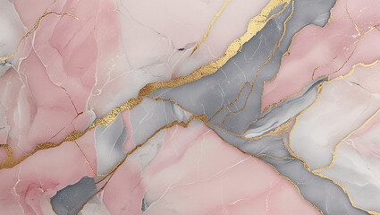  Abstract Pink, Gray, and Gold Marble Texture Background. Elegant, luxurious, and sophisticated design for wallpapers, invitations, or branding.