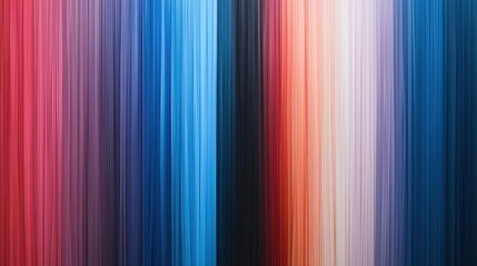 Wall Mural - a colorful striped piece of fabric with blue, red, and purple hues