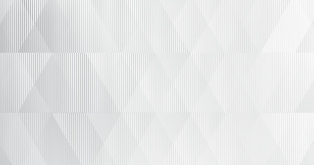 Wall Mural - 4k white luxury dynamic argyle background with grey triangles. hexagon diamonds stripes. light elega