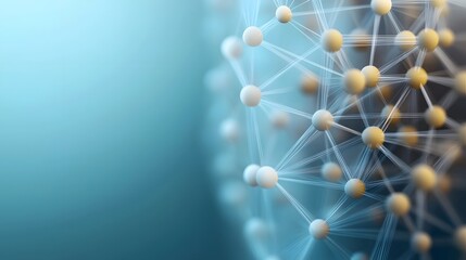 Aufkleber - Efficient Talent Acquisition Visualized as Glowing Digital HR Recruitment Network An abstract representation of a circular web with interconnected nodes