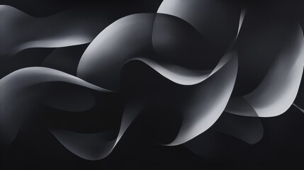 Canvas Print - a black and white photo of a wave with a lot of detail
