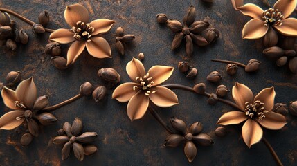 Wall Mural - cloves and clove flowers