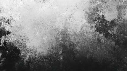 Poster - A gray grainy gradient background featuring black and white monochrome tones with an abstract noise texture.