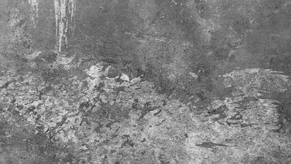 Poster - A grey and white background with a few splatters of paint. The splatters are in different sizes and shapes, and they seem to be scattered all over the background. Scene is somewhat chaotic