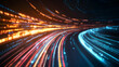 © Roni Yahdi - Abstract digital highway, data flow, technology, futuristic background, website banner