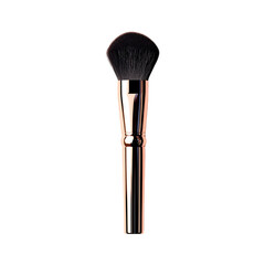 Make-up brush isolated on a transparent background. Beauty product