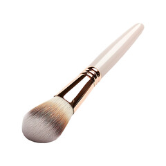 Make-up brush isolated on a transparent background. Beauty product