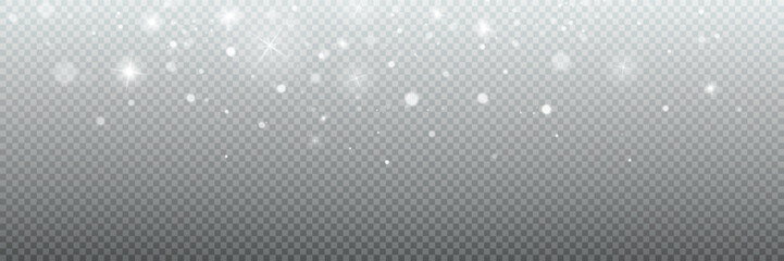 Wall Mural - light abstract glowing bokeh highlights. light bokeh effect isolated on transparent background. the 