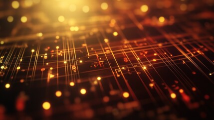 illuminated network: a digital tapestry of light and connection