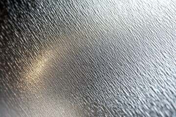 Wall Mural - silver surface with a pattern that resembles a wave