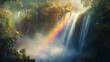 © Thiago - serene tropical waterfall