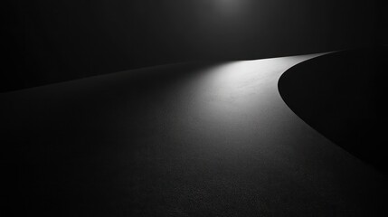 Wall Mural - a black background with a bright spotlight in the center , spotlight, dark, contrast, illumination, 