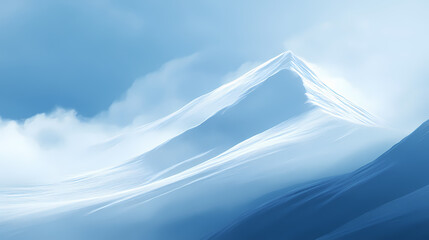 Wall Mural - aweinspiring snowcapped mountain