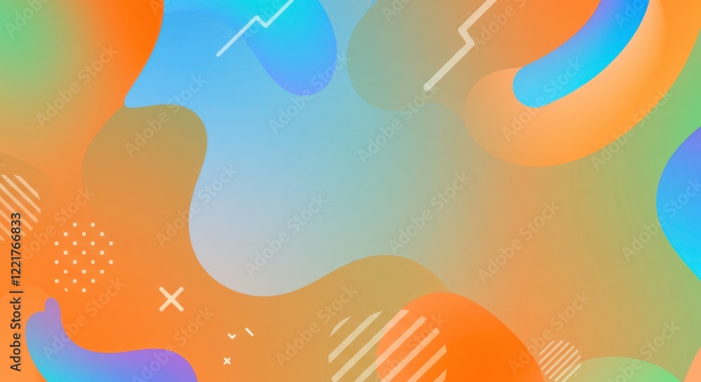 Abstract Fluid Gradient Background: A vibrant and dynamic abstract ...