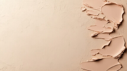 Poster - Creamy texture on warm background with light tones and subtle details, perfect for design projects or artistic backgrounds