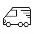 © Mondal Amjad - Van icon vector art illustration.