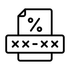 Poster - Tax Identification Number Icon