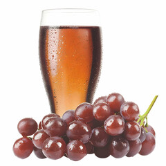 Wall Mural - Refreshing Grape Juice Glass Illustration