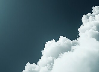 White cloud on a black background. Abstract texture of fog or smoke, a cloud in the sky isolated on a dark with generative ai