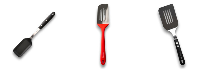 Isolated kitchen utensils on transparent background for cooking needs