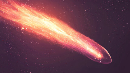 Wall Mural - 3d abstract comet universe texture shimmering glittering metal plastic glass shiny elegant future fa