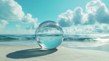 Crystal Ball And Blue Sky Free Stock Photo - Public Domain Pictures