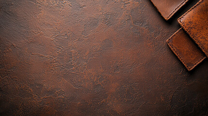 Fototapete - Rich dark brown textured background resembling deep chocolate with leather accents, perfect for showcasing luxury items or creating warm atmosphere
