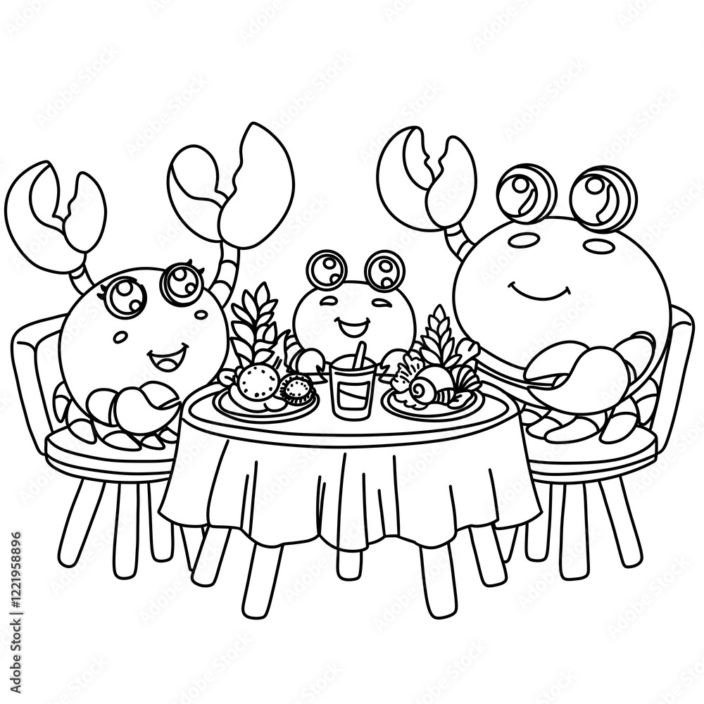Coloring book page for adult. Underwater seabed with algae and corals ...