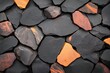 © NadenDesign - Abstract indoor texture banner featuring colorful slate stones in artistic composition