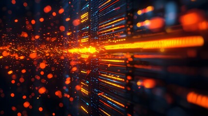 Dynamic Abstract Data Flow with Bright Particles and Light Trails
