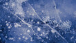 © mailcaroline - abstract cracked sheet of frozen ice nature fascinating white blue landscape with texture detail winter extreme temperatures holiday christmas transportation backdrop