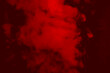 © Caroline - abstract red thick puffs clouds of hazy red smoke textured gradient industrial environment concept illustration tinted background