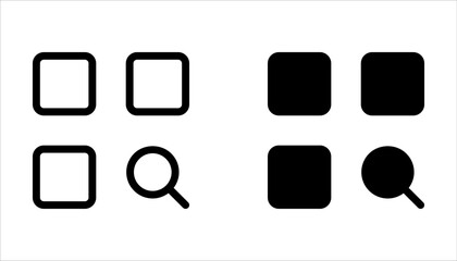 Category icon set. suitable for info graphics, websites and print media and interfaces on white background
