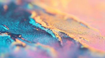 Wall Mural - intricate patterns of colors blend together, creating a stunning visual display reminiscent of a dre