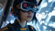 © dsant - Cyberpunk Girl in Futuristic Goggles