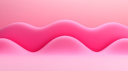 Wall Mural - soft pink waves in abstract design for modern backgrounds and creative projects