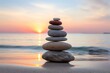 © Rawpixel.com - Spirituality healing gray stones Stacking spirituality outdoors sunset.