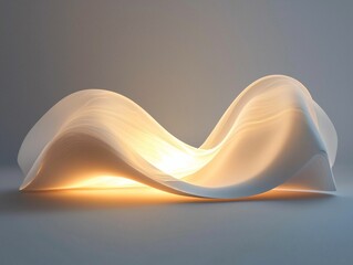 Wall Mural - Abstract Wave Light