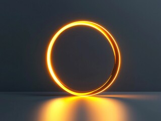 Wall Mural - Neon Circle Light