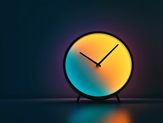 Sticker - Neon Clock