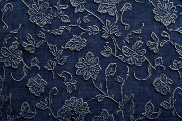 Canvas Print - blue wallpaper with pattern