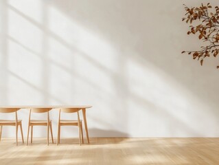 Poster - Scandinavian Urban Minimalism Light Wood Interiors and Eco-Friendly Design for Modern Libraries - Enhancing Educational Spaces with Sustainable Aesthetics