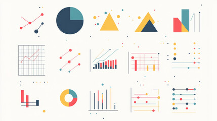 Wall Mural - statistics banner. service for data analysis and research, statistical information. vector landing p