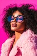 © Brian - lifestyle photo of beautiful black woman wearing expensive designer glasses